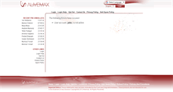 Desktop Screenshot of jolia.alivemax.com