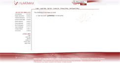 Desktop Screenshot of goldenliub.alivemax.com