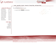 Tablet Screenshot of ifill2004.alivemax.com