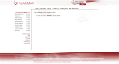 Desktop Screenshot of maxter.alivemax.com