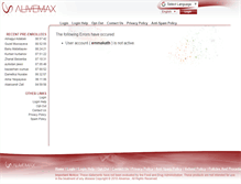 Tablet Screenshot of emmakath.alivemax.com
