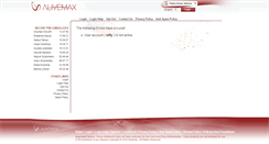 Desktop Screenshot of nifty.alivemax.com