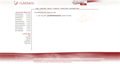 Desktop Screenshot of goodonlinebusiness.alivemax.com