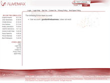 Tablet Screenshot of goodonlinebusiness.alivemax.com