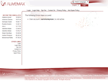 Tablet Screenshot of earnmoneynow.alivemax.com